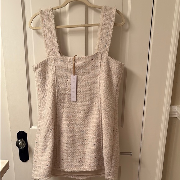 NWT House of Harlow 1960 Tweed Cream Dress - Picture 5 of 12